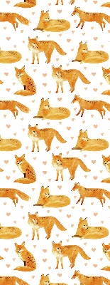 Verdunkelungsrollo mit Fuchs-Motiv