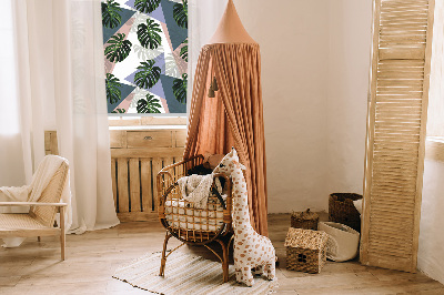 Fenster Rollo mit Motiv der Pflanzenblätter