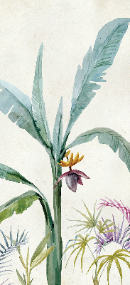 Verdunkelungsrollo mit exotischem Naturmotiv