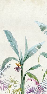 Verdunkelungsrollo mit exotischem Naturmotiv