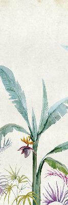 Verdunkelungsrollo mit exotischem Naturmotiv