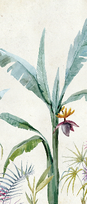 Verdunkelungsrollo mit exotischem Naturmotiv