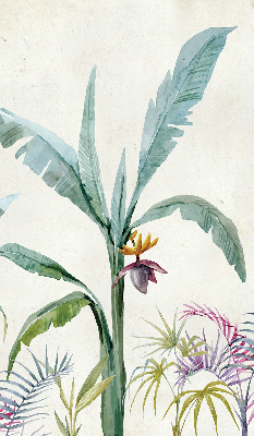 Verdunkelungsrollo mit exotischem Naturmotiv