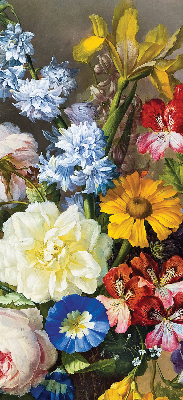 Verdunkelungsrollo mit Blumenmuster