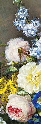 Verdunkelungsrollo mit Blumenmuster