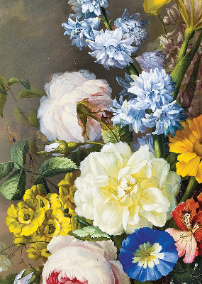 Verdunkelungsrollo mit Blumenmuster