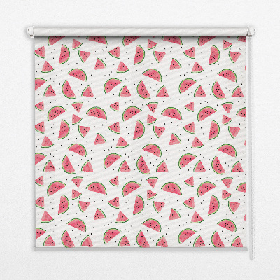 Rollo lichtundurchlässig mit Wassermelonen-Motiv