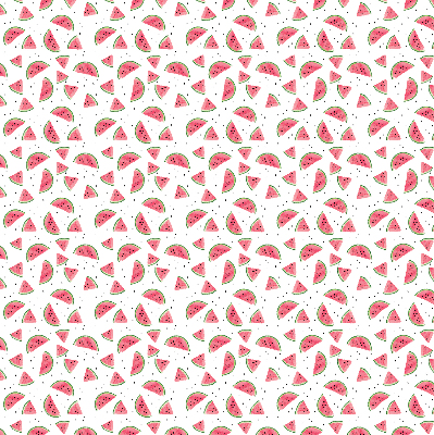 Rollo lichtundurchlässig mit Wassermelonen-Motiv