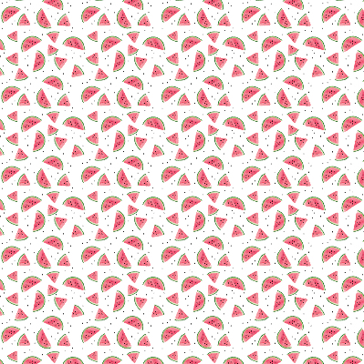 Rollo lichtundurchlässig mit Wassermelonen-Motiv