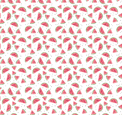 Rollo lichtundurchlässig mit Wassermelonen-Motiv