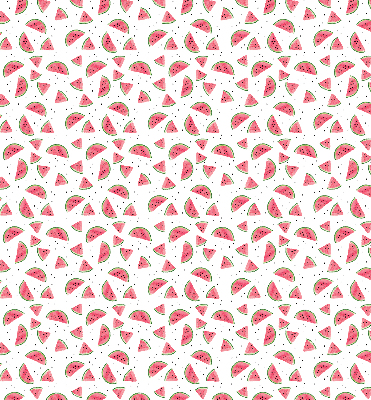 Rollo lichtundurchlässig mit Wassermelonen-Motiv