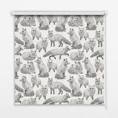 Rollo lichtundurchlässig in der Farbe Graufuchs