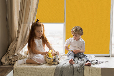 Fenster Rollo in orange