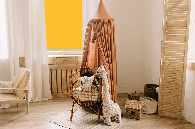 Fenster Rollo in orange