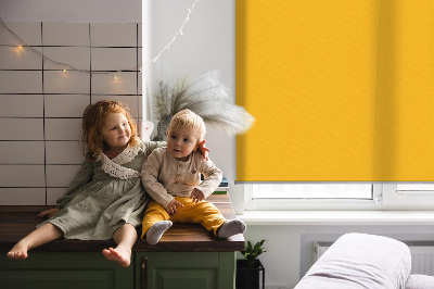 Fenster Rollo in orange
