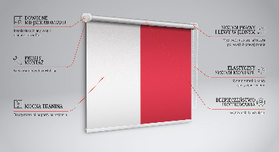 Fenster Rollo in Rot