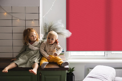 Fenster Rollo in Rot