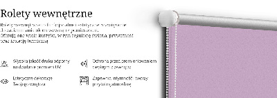 Rollo lichtundurchlässig in Rosa