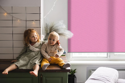 Fenster Rollo in Rosa