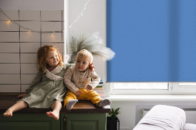 Fenster Rollo in Blau