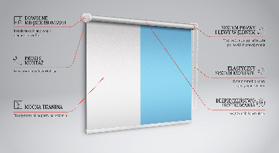 Rollo lichtundurchlässig in Blau