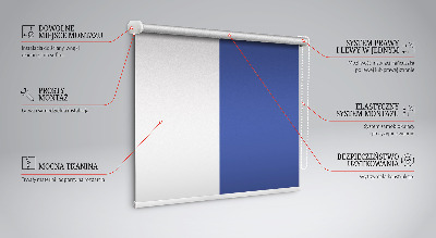 Verdunkelungsrollo in Marineblau