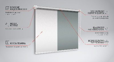 Fenster Rollo in Grau