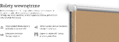 Verdunkelungsrollo in Beige