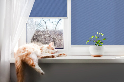 Fenster Rollo in Blau
