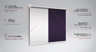 Fenster Rollo in Schwarz
