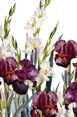 Rollo lichtundurchlässig mit kleinem Blumenmuster