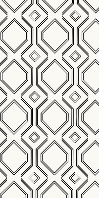 Rollo lichtundurchlässig mit Rautenillusion als dekorativem Muster