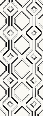 Rollo lichtundurchlässig mit Rautenillusion als dekorativem Muster