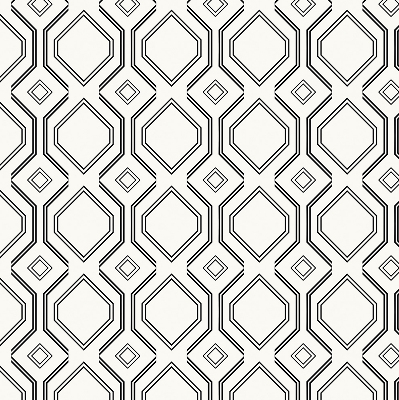 Rollo lichtundurchlässig mit Rautenillusion als dekorativem Muster