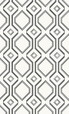 Rollo lichtundurchlässig mit Rautenillusion als dekorativem Muster