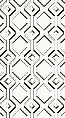 Rollo lichtundurchlässig mit Rautenillusion als dekorativem Muster