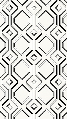 Rollo lichtundurchlässig mit Rautenillusion als dekorativem Muster