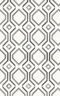 Rollo lichtundurchlässig mit Rautenillusion als dekorativem Muster