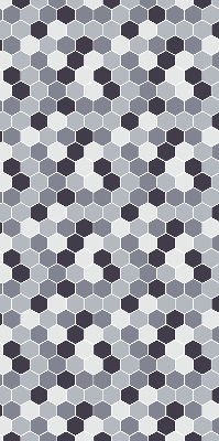 Fenster Rollo mit Honigwabenmuster