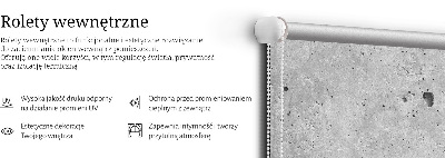 Fenster Rollo in Granitoptik