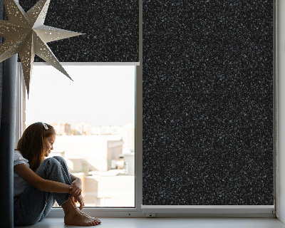 Verdunkelungsrollo mit schwarzem Hintergrundmotiv