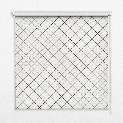 Fenster Rollo mit Rautenmuster