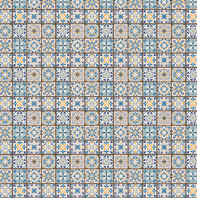 Rollo lichtundurchlässig mit Mandala-Motiv