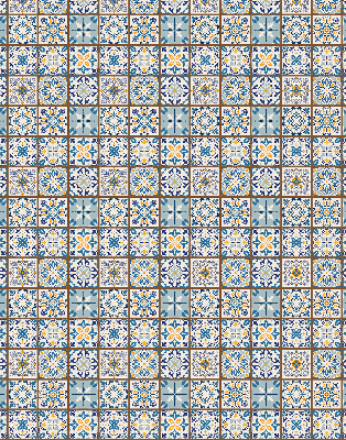 Rollo lichtundurchlässig mit Mandala-Motiv