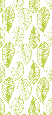 Rollo lichtundurchlässig mit Limettenblatt‑Motiv