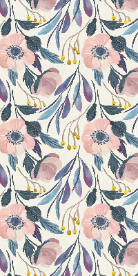 Fenster Rollo mit Mohnblumenmuster