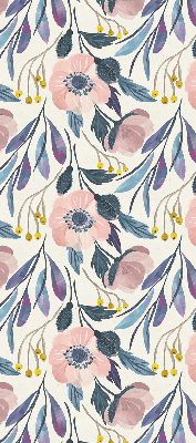 Fenster Rollo mit Mohnblumenmuster