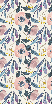 Fenster Rollo mit Mohnblumenmuster