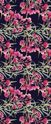 Fenster Rollo mit exotischem Blumenmuster