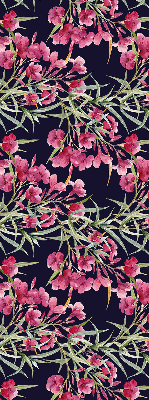 Fenster Rollo mit exotischem Blumenmuster